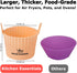 Air Fryer Baking Ramekins, Premium Food-Grade Silicone Mold Cups, 4-Pack for Muffins, Cupcakes, Puddings, Tarts