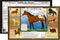Tot Talk Horses and Riding Educational Placemat for Kids Made in USA