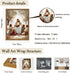 Hwetui 3D 12x16 inch Framed Jesus With Children Wall Art, Textured Christian Jesus Teaching Kids Wall Decor Paintings