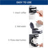 Café Valet Single Serve Coffee Maker, Brews 10 Ounces of Coffee or Hot Water, Compatible Coffee Packs