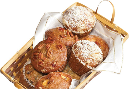 Mrs. Anderson's Baking Nonstick Jumbo Muffin Pan, 6-Cup, Carbon Steel, PFOA Free, 13 x 8.75-Inches