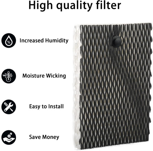 HIFROM 4Pack Replacement Humidifier Wick Filter HWF100, Compatible with Holmes HM4600 HM6000 HM6005 HM7203 HM7204