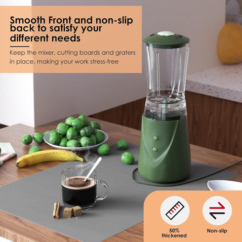 Heat Resistant Mats for Kitchen Countertop, Large 19.6"x27.5“ Nonslip Silicone Placemat, Nonstick Waterproof Craft Mat