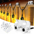 FALDAA Outdoor Light Clips, 50Pcs Clips with Waterproof Adhesive Strips, Heavy Duty Hook
