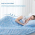 OIGAE Cooling Blanket - Double Sided Cold Effect Bed Throw for Hot Sleepers, Skin-Friendly