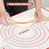 2 Pack Silicone Baking Mat, 24" x 16" Extra Thick Non Stick Pastry Sheet for Cookies, Bread Baking Supplies