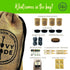 Cocktail Herb Garden Kit Indoor Grow Your Own Cocktail Kit with Ice Ball Maker and Non-GMO Heirloom Lavender Seeds