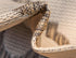 Unique Loom Outdoor Trellis Collection Area Rug - Raised Trellis (2' 2" x 3' 1", Beige/Brown)
