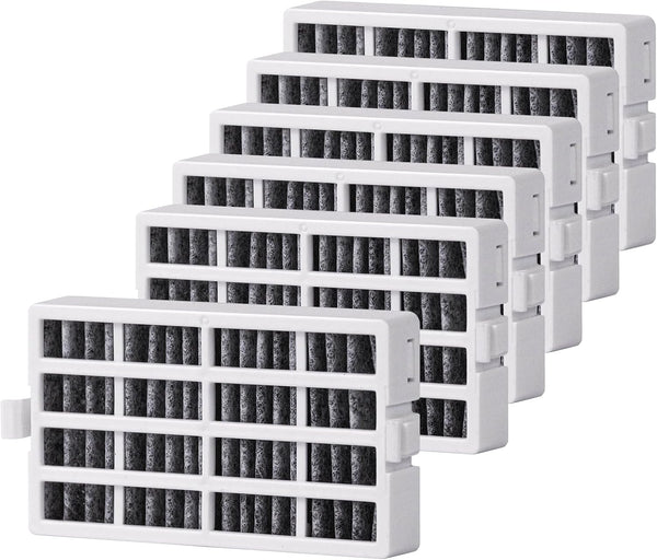 Refrigerator Air Filter Replacement for Whirlpool, W10311524, FreshFlow Activated Carbon Filter (6 Pack)