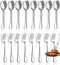 Spoons and Forks Set, 16 Piece Top Food Grade Stainless Steel Silverware Set, Kitchen Utensil Set, Mirror Finish &
