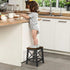 500 lbs YINMIT Step Stools for Adults and Kids, Wooden Small Step Stool with Non-Slip Feet, Rectangular Stepping Stool