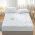 WhatsBedding Waterproof King Size Mattress Pad, Cotton Top Down Alternative Filling Quilted Mattress Topper Cover