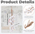 1 Gresorth Pcs Artificial White Garlic String Fake Ceramics Vegetable Hanging Decoration Lifelike Onion Garland