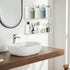 4 Pack 15" Dezzer Acrylic Shelves for Wall, Clear Acrylic Floating Shelves for Bathroom Bedroom, Invisible Bookshelf