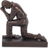 Lighthouse Christian Products Praying Man Seeking God Bronzelike Finish 4.5 x 2.75 Cast Stone Sculpture