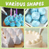 Suuker Extra Large Piping Tips Set (F02 F06 9FT R22L), Stainless Steel Round & Star Piping Tips for Cake Decorating