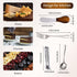 Charcuterie Accessories (14 Pcs) - Cheese Spreaders, Mini Serving Spoons, Forks, and Tongs for Charcuterie Board,