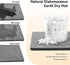 9.5" 3.5" 5.2" Yofidra Sponge Holder for Kitchen Sink Organizer Caddy: Sink Sponge with Instant Drying Stone, Metal