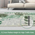 3x5 Wonnitar Monstera Washable Rug, Sage Green Leaf Area Rugs for Bedroom, Non-Slip Living Room Entry Throw Mat, Low