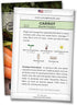 Packet (4) Sow Right Seeds - Scarlet Nantes Carrot Seed for Planting - Non-GMO Heirloom with Instructions to Plant a