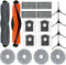 Replacement Parts for Dreame X30 Ultra / L10s Pro Ultra Robot Vacuum, 1 Main Brush, 1 Rubber Brush, 4 Side Brushes, 4