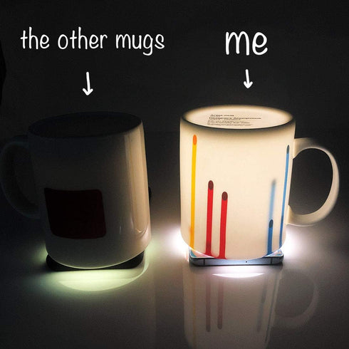 Novelty Artist Mug Birthday Gift for Women Men - Appreciation Gifts for Teacher, Art Lover - Rainbow Mugs