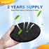 KEEPOW 10 Pack 6.75" Compost Bin Filter Replacement, Charcoal Filters for Kitchen Compost Bin