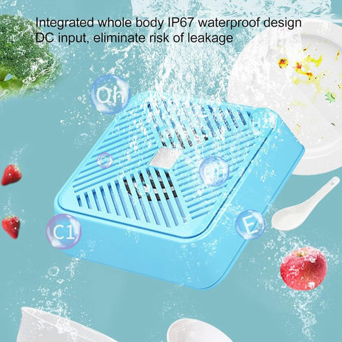 Mini USB Dishwasher, Blue Portable Dish Washing Machine for Home and Restaurant Use