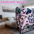 Silk Satin Pillowcase for Hair and Skin, Soft Standard Size Pack of 2, Wrinkle and Fade-Resistant, Purple Butterflies