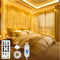 HXWEIYE 300LED Untangled Curtain Lights, 9.8x9.8Ft USB Fairy Twinkle String Lights with