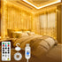 HXWEIYE 300LED Untangled Curtain Lights, 9.8x9.8Ft USB Fairy Twinkle String Lights with