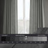 HPD Half Price Drapes Premium Heavy Faux Linen Curtains, 1 Panel, 50W x 108L Light Filtering Ash Grey Window Curtains