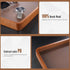 ProCase Wooden Valet Tray for Men, Wood Catch-All EDC Organizer, Nightstand, Entryway Bedside Dump Holder, for Wallets