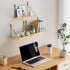 Set 3- QsQueen Elevate Your Space with Rustic Wood Floating Shelves of Perfect for Bedroom, Living Room, Bathroom