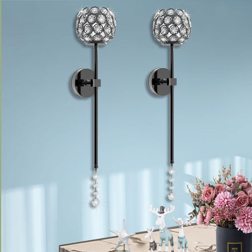 Crystal Candle Sconces for Wall Decorative Candle Holder Sconce Wall Art Home