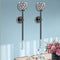 Crystal Candle Sconces for Wall Decorative Candle Holder Sconce Wall Art Home