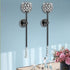 Crystal Candle Sconces for Wall Decorative Candle Holder Sconce Wall Art Home
