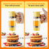 9 OZ Aelga Glass Honey Dispenser No Drip - Honey Pot Honey Jar with Handle - Maple Syrup Dispenser