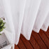 NICETOWN 63 Inch Sheer Curtains for Bedroom Windows, Grommet Casual Voile Window Treatments for Living Room, Ivory, 2
