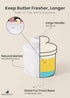 4.25'' Inches Counter Counter Radicaln Marble Butter Keeper White Handmade French Butter Holder For Kitchen Decor Ideal