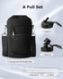 INSPI 64oz Water Bottle with Straw & 2 Lids, Double Wall Vacuum Stainless Steel Large Jug with Handle, 100% Leak Proof