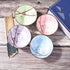 Ceramic Snack Bowl Set of 4 with Chopsticks, Cereal, Rice, Soups, Four Colors: Green, Blue, Pink, Purple, Beautiful Box