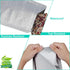 50 PCS 1 Pint Mylar Bags for Food Storage, Heat Sealable Bags for Coffee Beans, Tea, Grains, etc. (5.9 x 7.9 Inch)