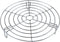 Round Cooling Racks Dia 11" for Cooking & Baking, 304 Stainless Steel Steamer Rack for Air Fryer, Cake Pans