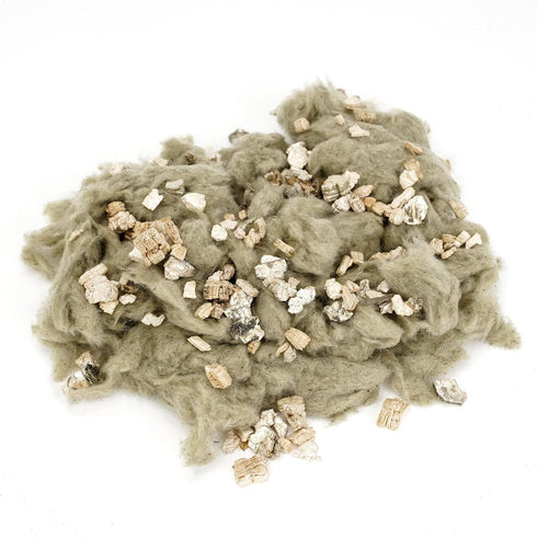 Skyflame Glowing Embers Rock Wool - Mixed with Vermiculite for Vented Gas Fireplaces, 6 Oz Bag