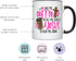 YouNique Designs Coffee & Jesus Christian Mug, 11 Ounces, Black Handle, Scripture Coffee Mug for Women
