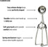 Farberware Professional Stainless Steel Cookie Dough Scoop - 8.27 Inch, Black