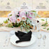 PLOYMONO Black Heavy Duty Polyester Napkins, 17 x 17 Inch Solid Washable Cloth Dinner Napkins (Set of 8)