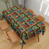 XYJFZL Bookshelf Table Cloth Rectangle Tables Educational Bookcase Pixel Rectangle Kitchen Table Cover