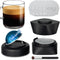 NESSUS Refill Kit for Reusable Nespresso Vertuo Pods, 50PCS Aluminum Foil Lids, Lid Quick Opener, Holder and Brush